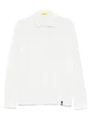 Drumohr Long Sleeve Polo In Beige
