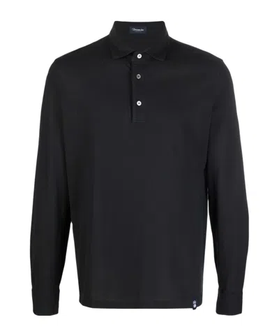 DRUMOHR DRUMOHR LONG SLEEVED POLO SHIRT