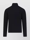 Drumohr Long Sleeve Turtleneck Fine Knit Sweater In Blue