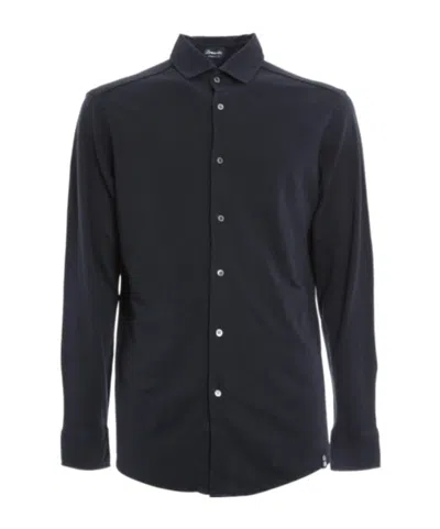 Drumohr Long Sleeve Shirt In Black