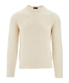 Drumohr Lambswool Crewneck In Nude
