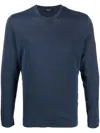 Drumohr Long-sleeve T-shirt In Blau