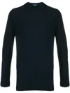 Drumohr Long Sleeve T-shirt In Blue