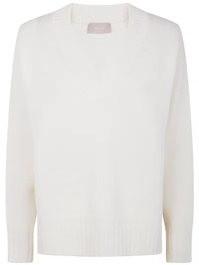 Drumohr Long Sleeve V Neck Sweat