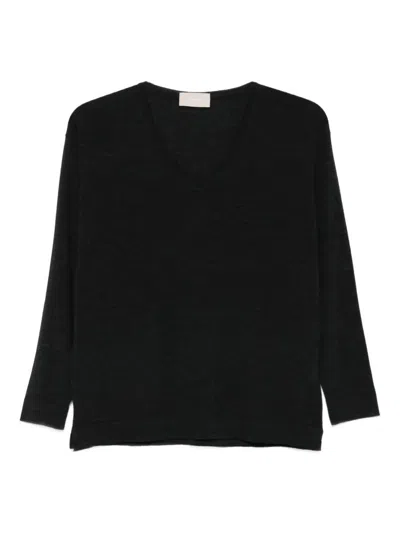DRUMOHR LONG SLEEVE V-NECK SWEATER