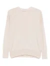 Drumohr Long Sleeve V-neck Sweater In Pink