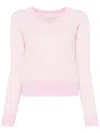Drumohr Intarsia-knit Sweater In Pink