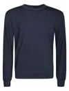 Drumohr Cotton Jersey In Blue