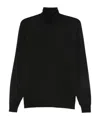 Drumohr Long-sleeved Sweater In Black