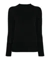 Drumohr Long-sleeved Sweater In Black
