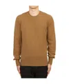 Drumohr Long-sleeved Sweater In Brown