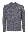 Drumohr Crewneck Cashmere Sweater In Gray