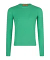 Drumohr Long-sleeved Sweater In Green
