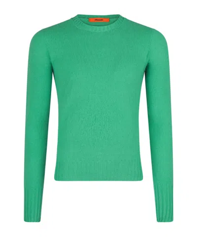 Drumohr Long-sleeved Sweater In Green