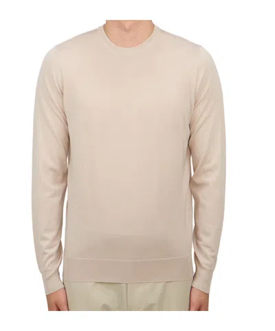 Drumohr Long-sleeved Sweater In Nude