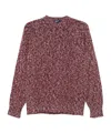 Drumohr Long-sleeved Sweater In Purple
