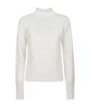 Drumohr Turtle Neck Sweater In White