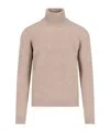 Drumohr Turtleneck Jumper In Nude