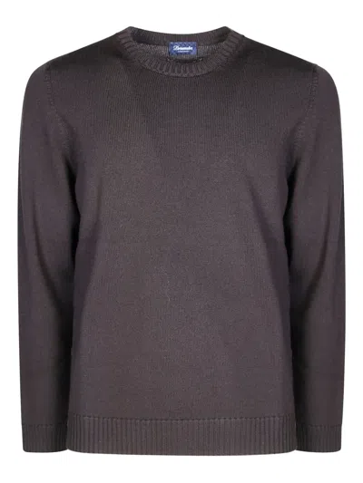 Drumohr Long-sleeves Crew-neck Sweater In Multi