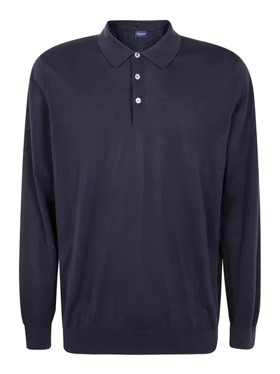 Drumohr Long Sleeves Polo Shirt In Multi