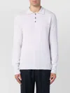 Drumohr Platinum-coloured Wool Polo Jumper In White