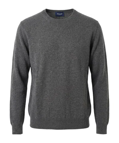 Drumohr Long-sleeved Sweater In Gray