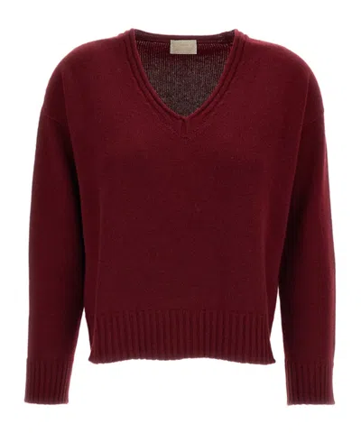 Drumohr Long-sleeved Sweater In Brown
