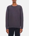 Drumohr Wool Crew-neck Sweater In Grey