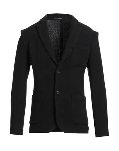 Drumohr Man Blazer Black Size 38 Cashmere, Virgin Wool