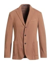 Drumohr Man Blazer Brown Size 44 Cotton, Elastane