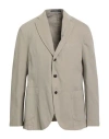 Drumohr Man Blazer Khaki Size 46 Cotton, Elastane In Neutral