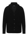 Drumohr Man Cardigan Black Size 42 Merino Wool