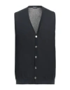 Drumohr Man Cardigan Midnight Blue Size 46 Cotton