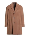 Drumohr Man Coat Camel Size 44 Cashmere In Brown