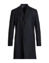 Drumohr Man Coat Midnight Blue Size 38 Virgin Wool