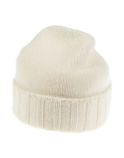 Drumohr Man Hat Ivory Size Onesize Cashmere In White