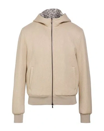 Drumohr Man Jacket Beige Size 34 Virgin Wool, Silk, Cashmere In Neutral