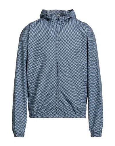 Drumohr Man Jacket Midnight Blue Size L Polyester