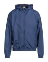 Drumohr Man Jacket Slate Blue Size Xxl Polyester