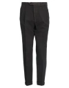 Drumohr Man Pants Dark Brown Size 40 Cotton