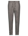Drumohr Man Pants Dove Grey Size 40 Virgin Wool In Grey