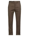 Drumohr Man Pants Khaki Size 40 Virgin Wool In Brown