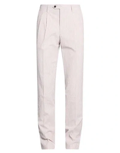 Drumohr Man Pants Light Brown Size 32 Cotton, Elastane In Neutral