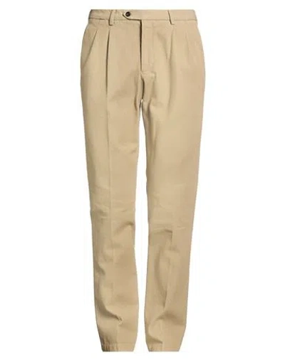 Drumohr Man Pants Sand Size 40 Cotton In Multi