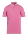 Drumohr Polo Shirts In Pink
