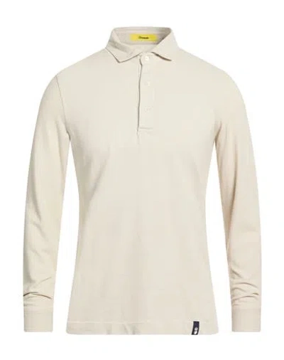 Drumohr Man Polo Shirt Light Grey Size 3xl Cotton In Neutral