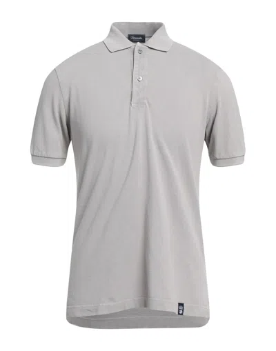 Drumohr Polo Shirts In Grey