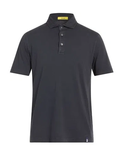 Drumohr Man Polo Shirt Midnight Blue Size L Cotton In Multi