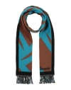 Drumohr Man Scarf Azure Size - Wool In Multi
