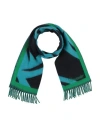 Drumohr Man Scarf Azure Size - Wool In Multi